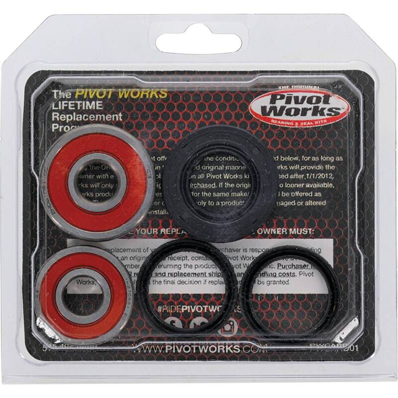 Pivot Works Kawasaki Wheel Bearing Kit Premium Bearings