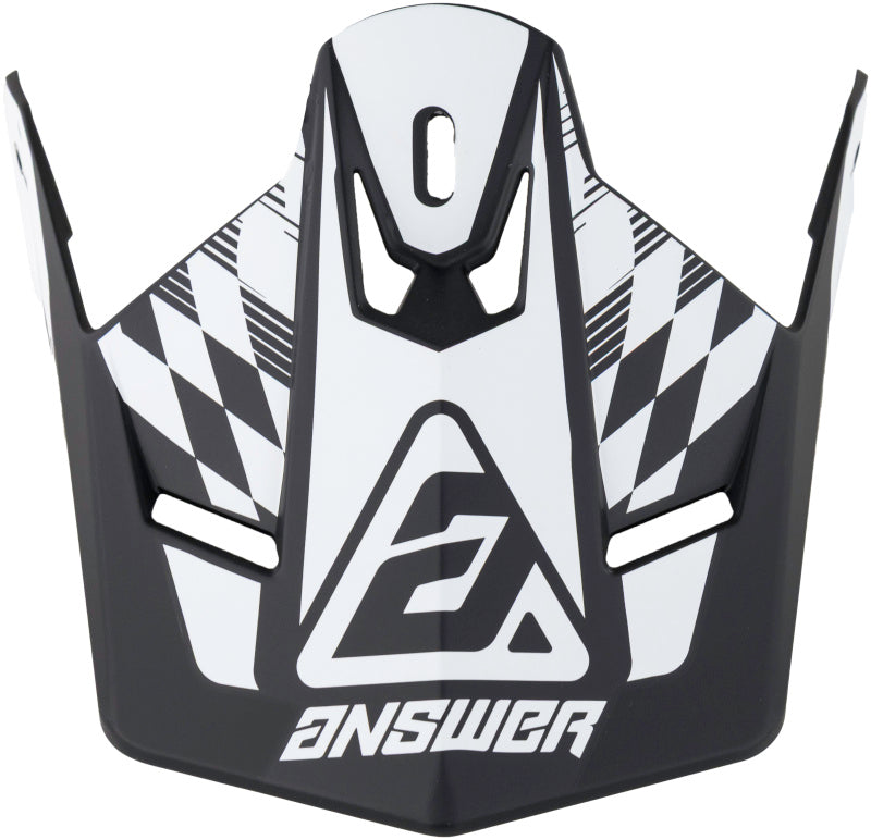 Answer AR1 Sweep Visor Black/White