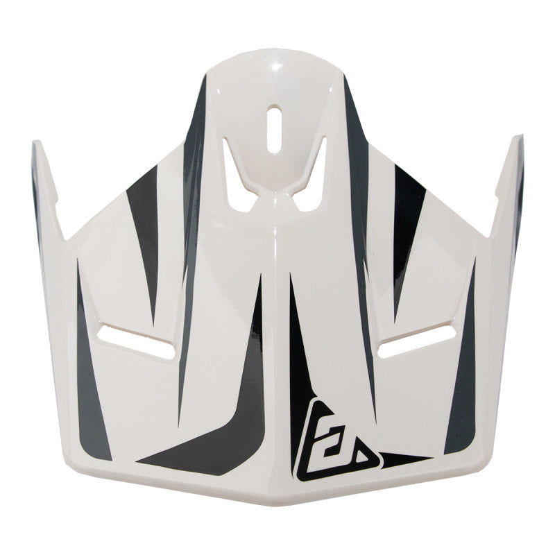 Answer 26 AR1 Mototown Glossy Visor Youth - White/Grey/Black