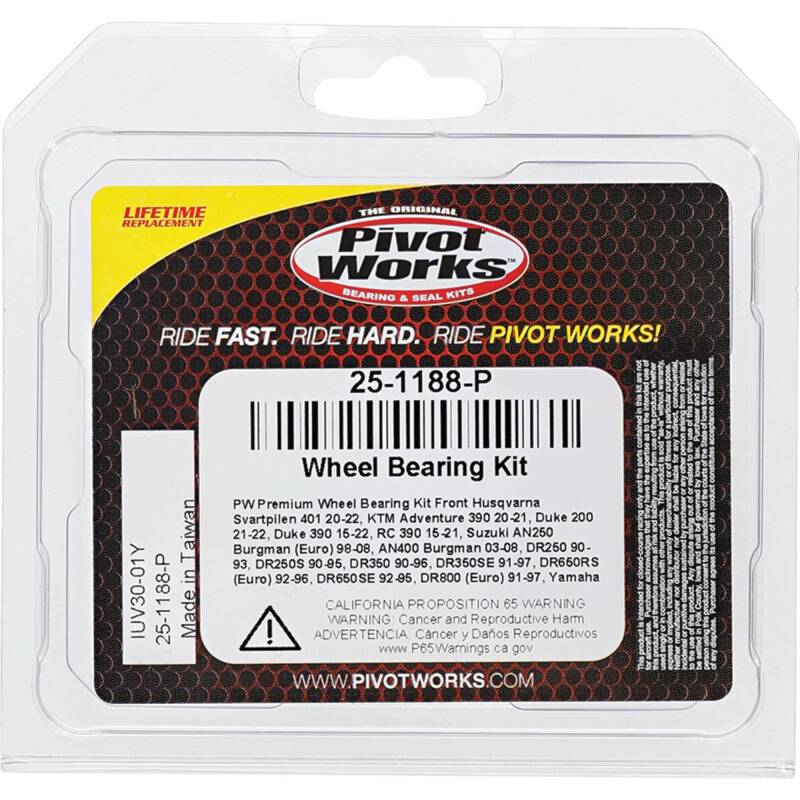 Pivot Works Husqvarna, KTM, Suzuki, Yamaha Wheel Bearing Kit Premium Bearings