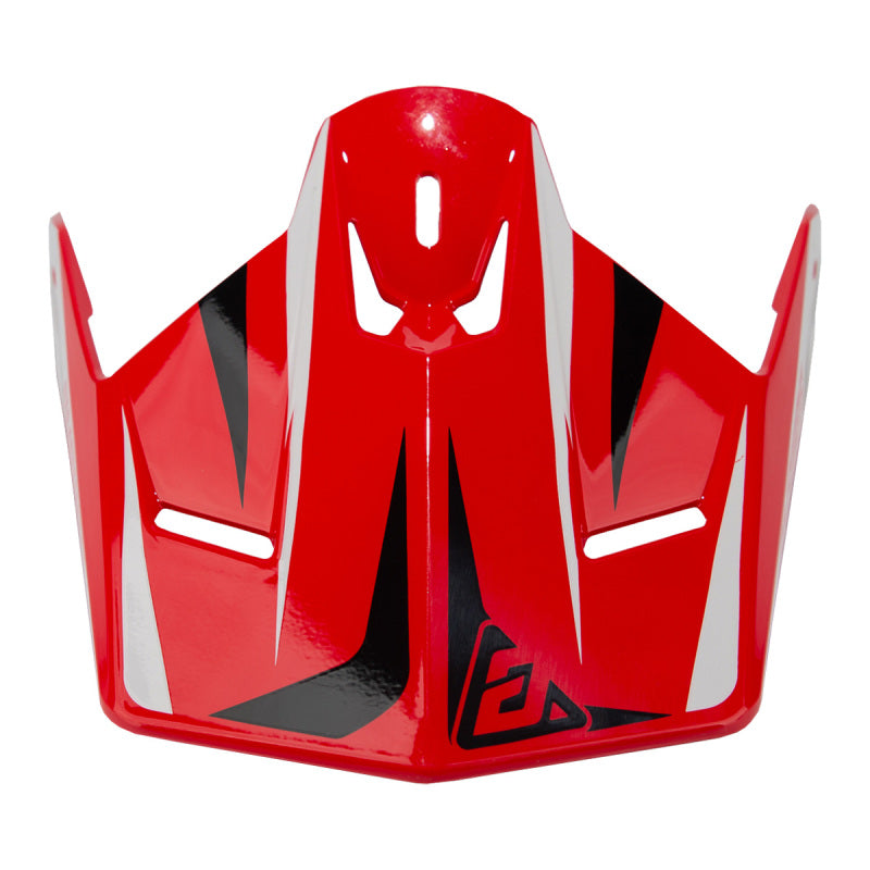 Answer 26 AR1 Mototown Glossy Visor Youth - Red/White/Black