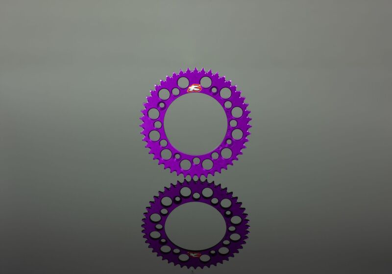 Renthal 04-24 KTM 85-105 SX/ Husq TC85 /GasGas MC85 Rear Grvd Sprkt - Purple 428-50P Teeth