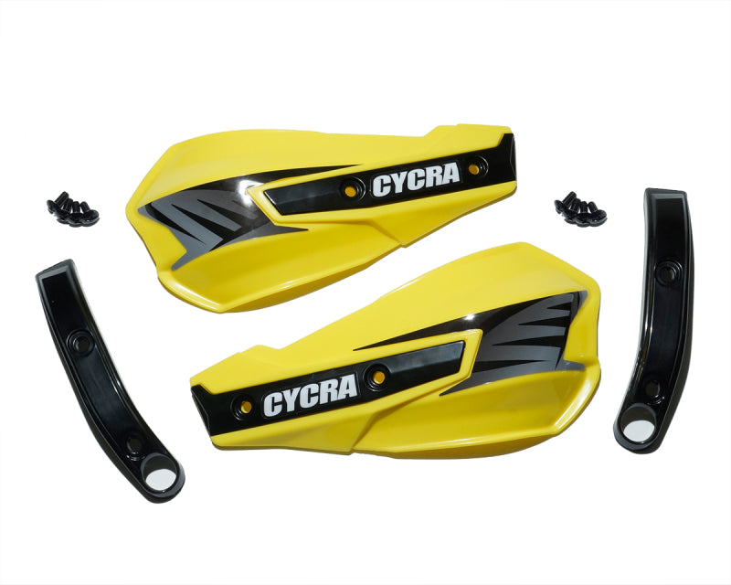 Cycra Vortex Replacement Hand Shields w/Abrasion Guards - Yellow