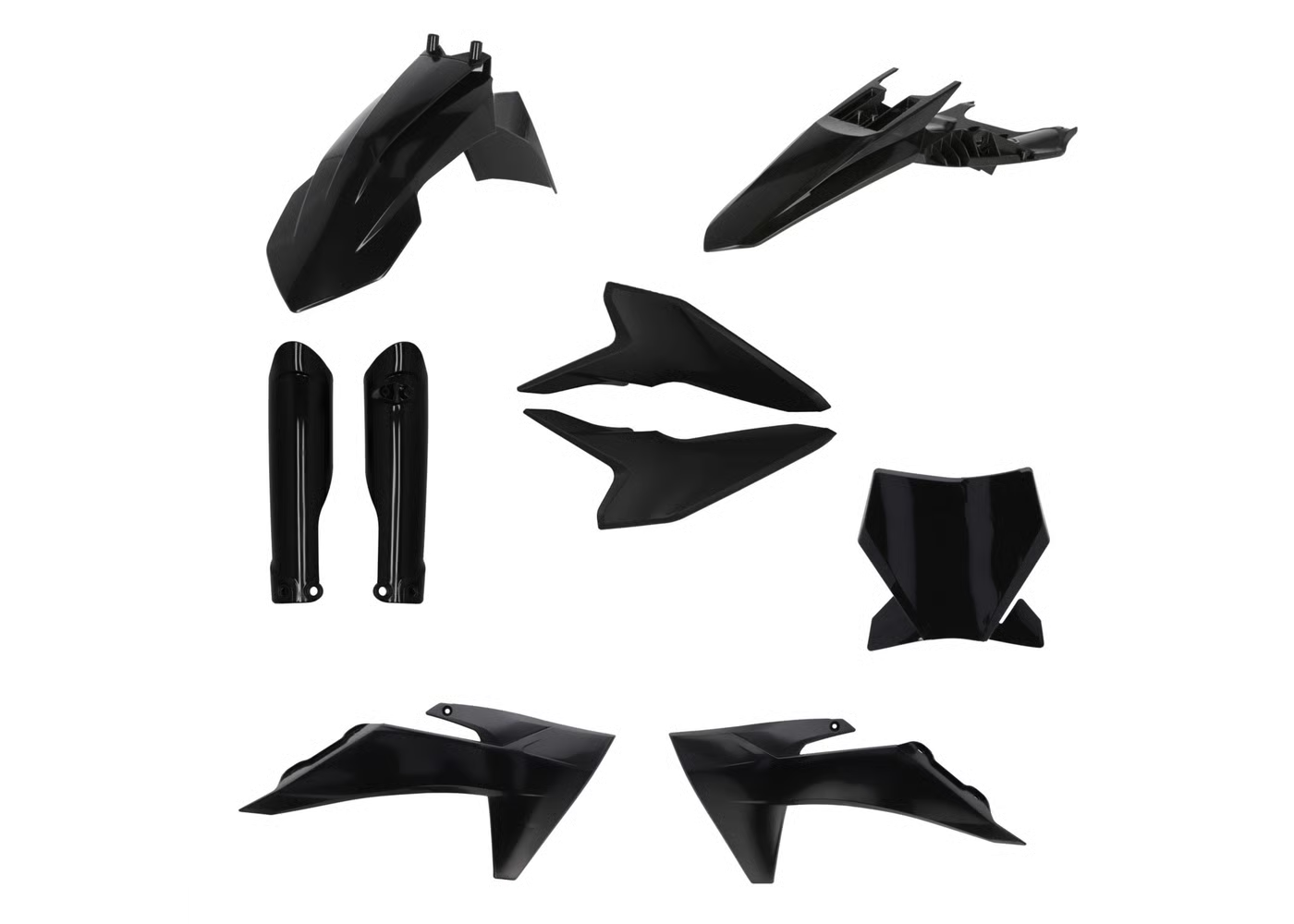Acerbis Full Plastic Kit Black - KTM 50 SX / SX-E3 / SX-E5 (2024+) Complete Body Kit