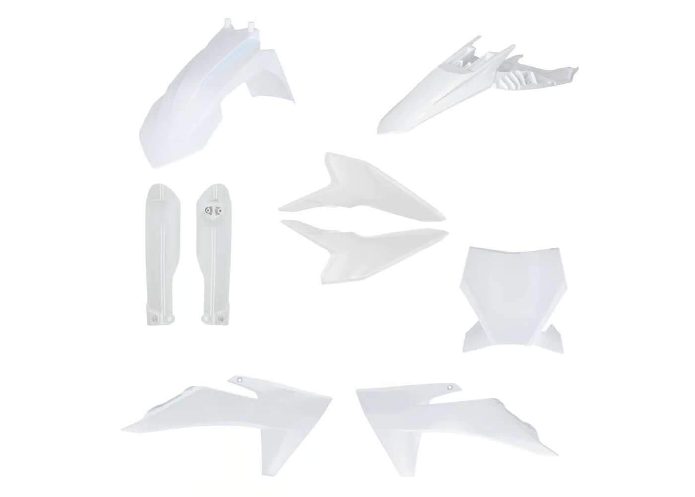 Acerbis Full Plastic Kit White - KTM 50 SX / SX-E3 / SX-E5 (2024+) Complete Body Kit