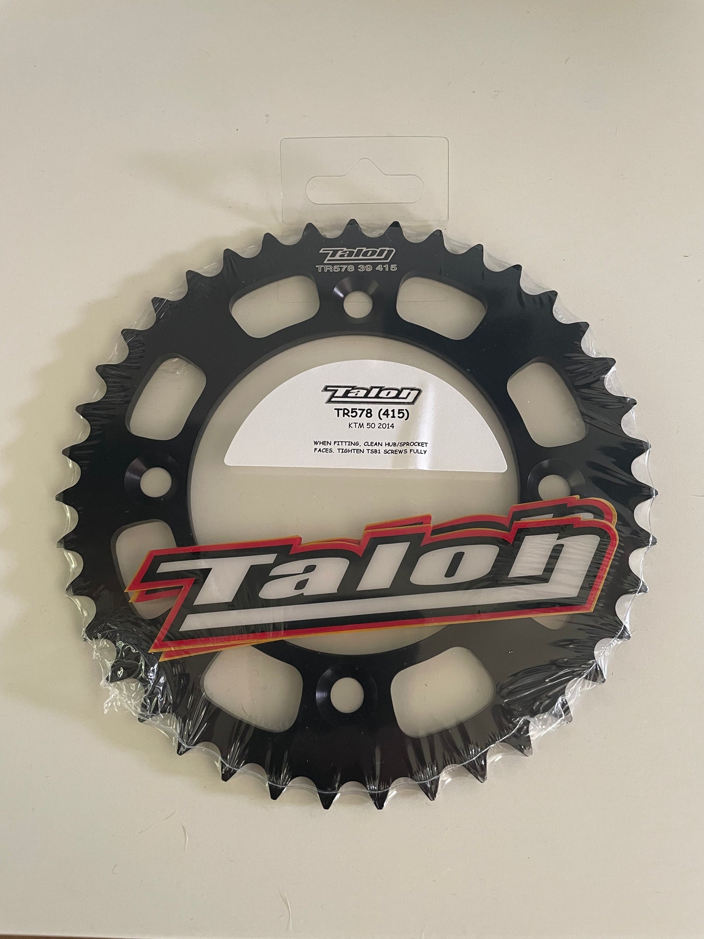 Talon 39T Rear Sprocket - KTM 50SX / Husqvarna TC50 / Gas Gas MC50 (2014-2025)