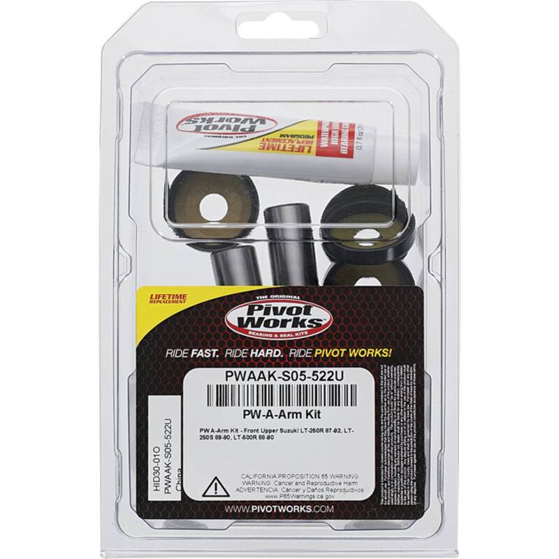 Pivot Works 87-92 Suzuki LT-250R PW A-Arm Kit - Front Upper 1 Kit Req Per Veh