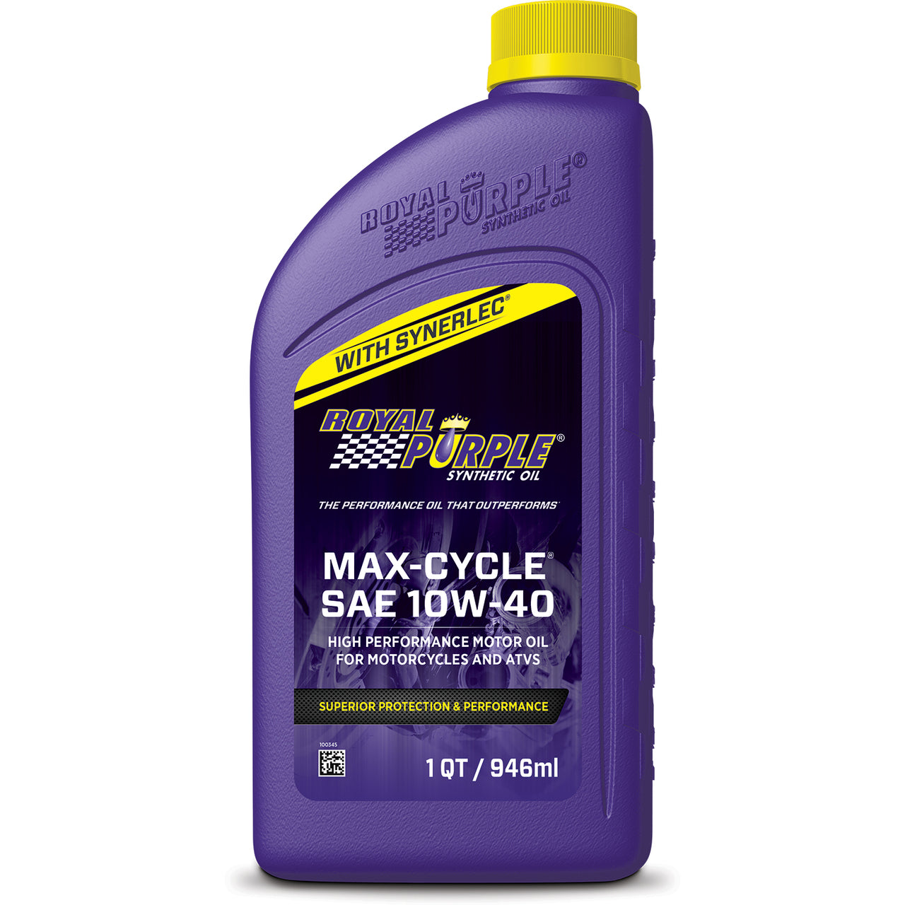 Royal Purple Max-Cycle 10W-40 Synthetic Oil (P/N: 1315) - Maximum Protection for MX & ATV