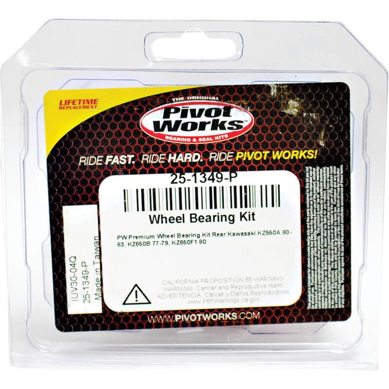 Pivot Works Kawasaki Wheel Bearing Kit Premium Bearings
