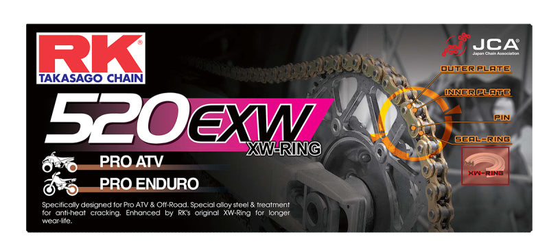 RK Chain 520EXW-114 - Natural