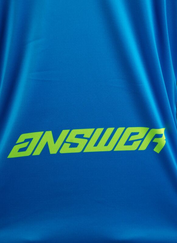 Answer LE Elite Camo Jersey Cyan/Hyper Acid/Black Youth - Small