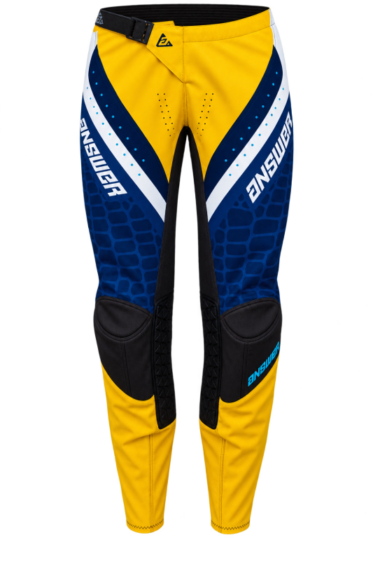 Answer  Syncron Raceday Pants Yellow/Navy/Cyan/White Size - 38