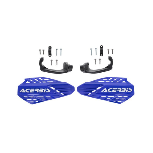 Acerbis Linear Vented Handguard - Blue/White
