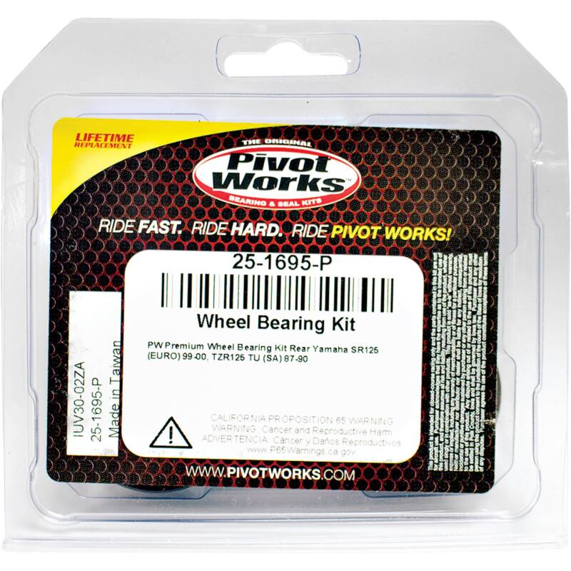 Pivot Works Yamaha Wheel Bearing Kit Premium Bearings