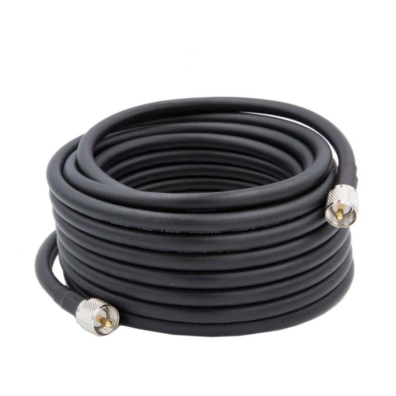Rugged Radios HD Flag Pole Antenna Coax Cable for Base Camp and Base Stations 25 Foot
