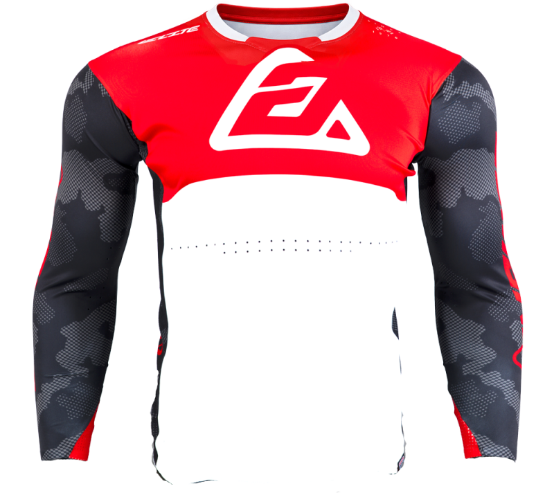Answer LE Elite Camo Jersey Red/White/Black - Small