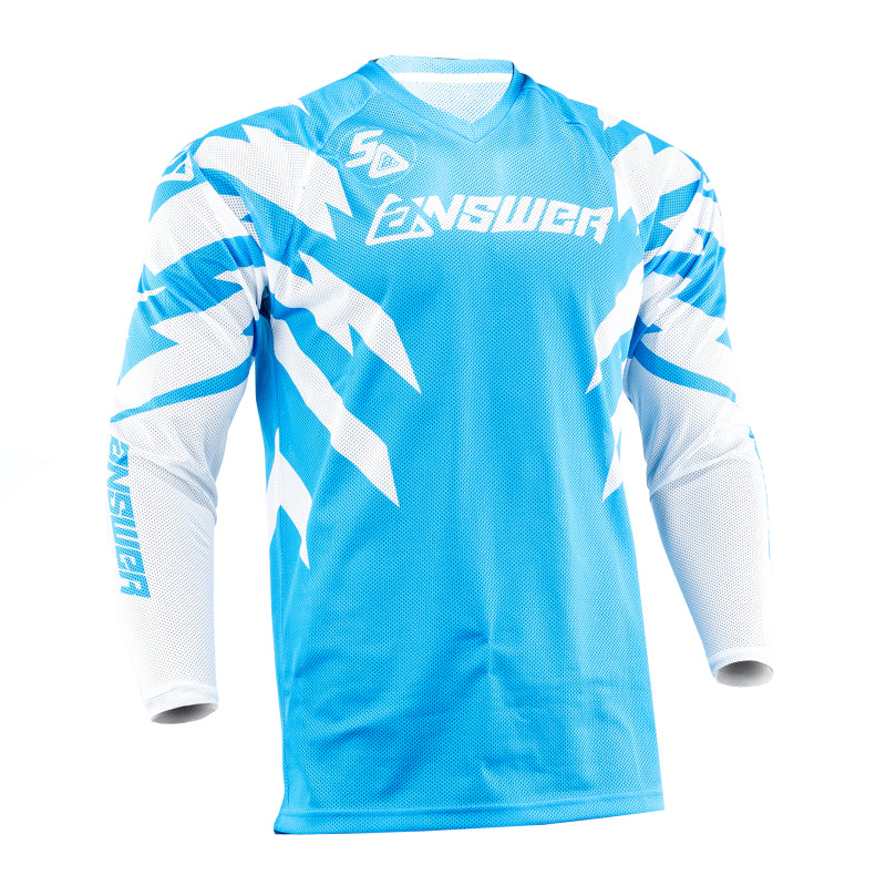 Answer 26 LE Syncron Rizz Vented Jersey Cyan/White/Black - Large