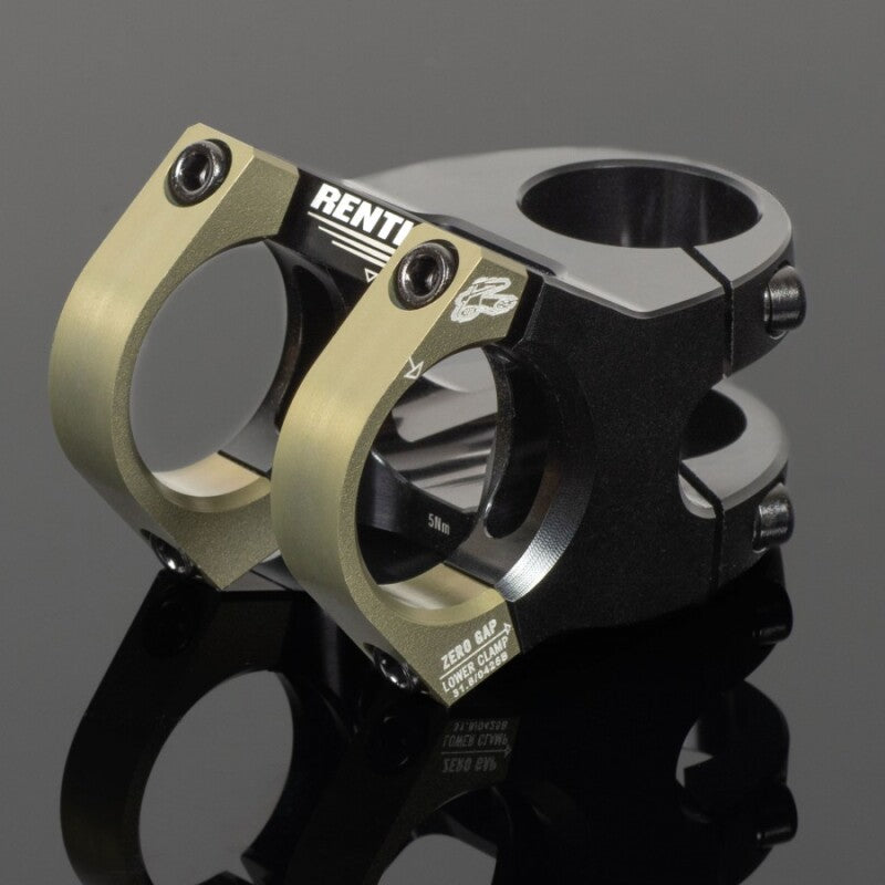 Renthal V2 Apex Stem 31.8 x 50 mm. - Black/AluGold