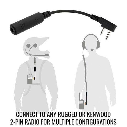 Rugged Radios ENDURO Moto Kit w/ RDH - Business Band Radio