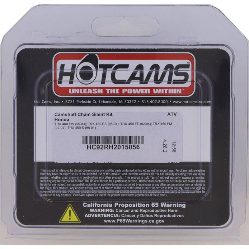 Hot Cams 1995-2003 Honda TRX 400 FW 400cc Silent chain