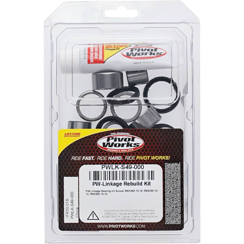 Pivot Works 10-12 Suzuki RMZ250 PW Linkage Bearing Kit