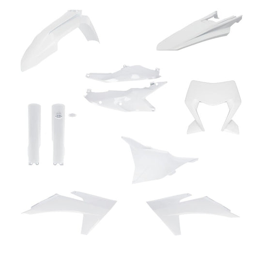 Acerbis 24+ KTM EXC/EXC-F/ XC-F/ XC-W/ XCF-W/ XW-F Full Plastic Kit - White