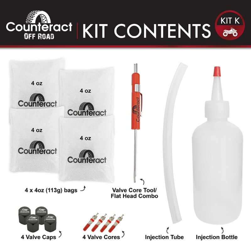 Counteract ATV/UTV Balancing Bead DIY Kit: (4) 4oz Bags