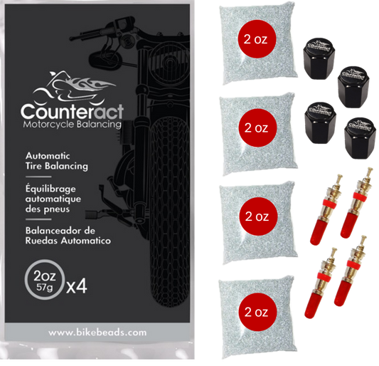 Counteract Motorcycle Balancing Bead Shop Pack (4) 2oz Bags