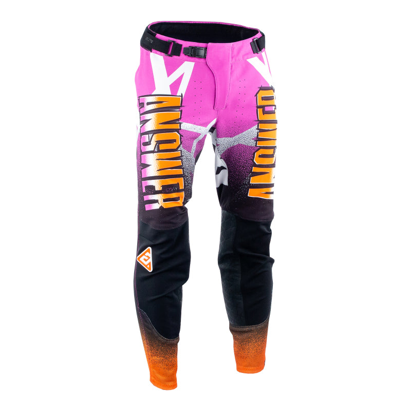 Answer 26 LE Elite Chaos Artifacts Pants 50 Years Purple/Black/Orange Size - 34