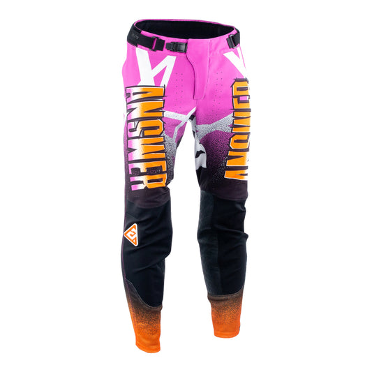 Answer 26 LE Elite Chaos Artifacts Pants 50 Years Purple/Black/Orange Size - 36