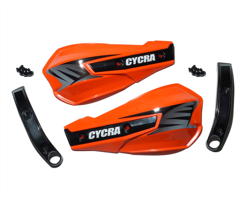 Cycra Vortex Replacement Hand Shields w/Abrasion Guards - Orange
