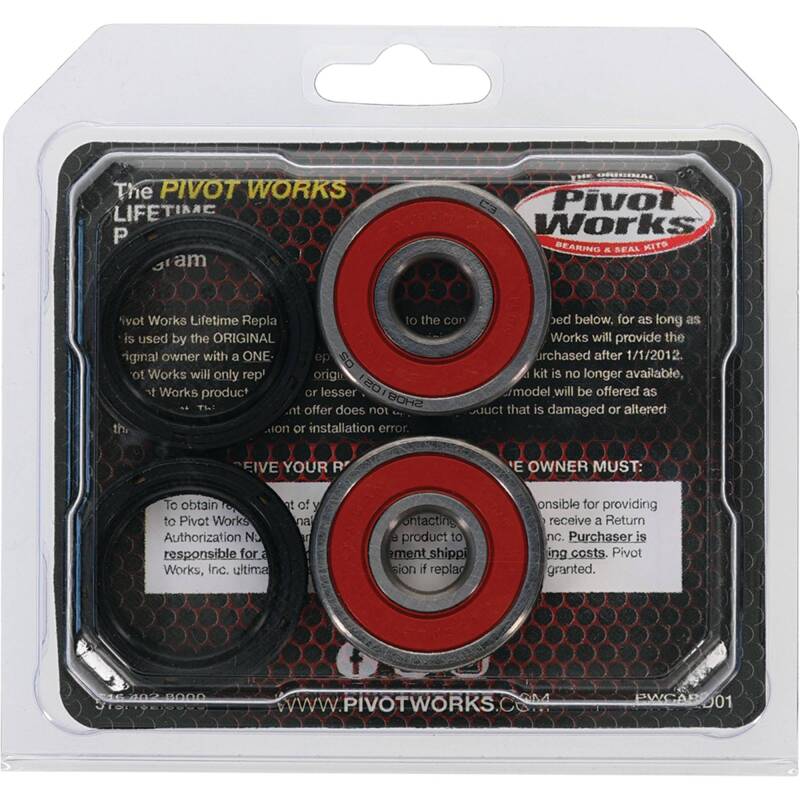 Pivot Works Honda Wheel Bearing Kit Premium Bearings