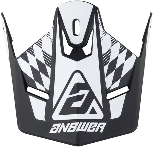 Answer AR1 Sweep Visor Black/White