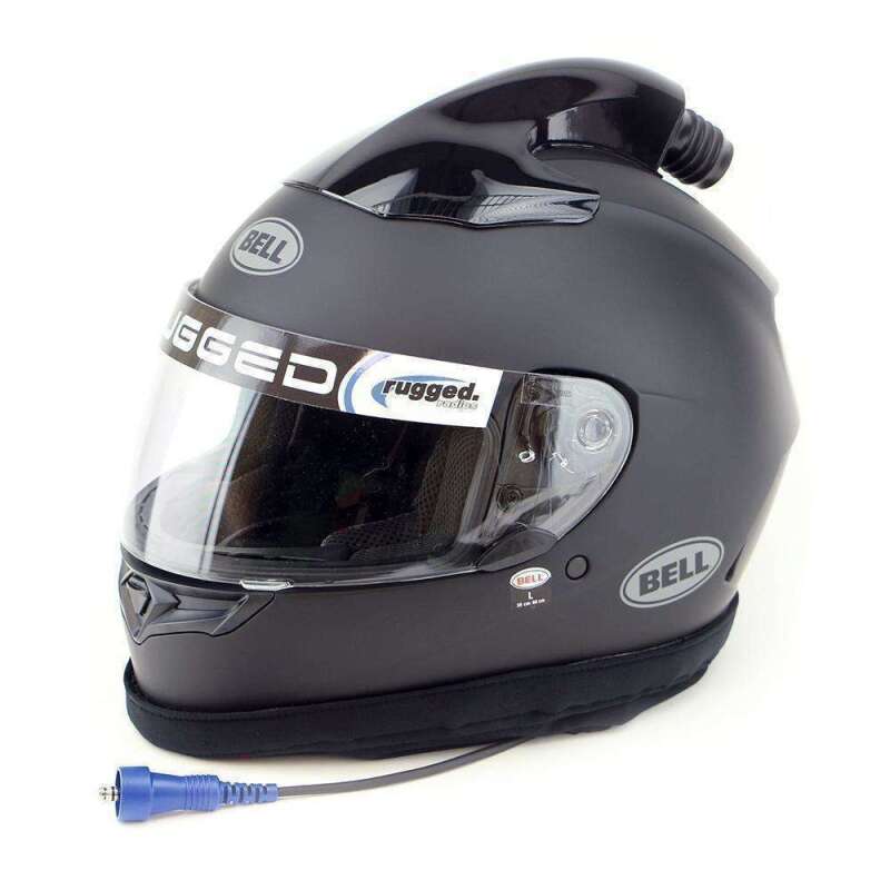 Rugged Radios Bell Qualifier Top Air Pumper Prerunner - UTV Play Helmet Wired OFFROAD Extra Small