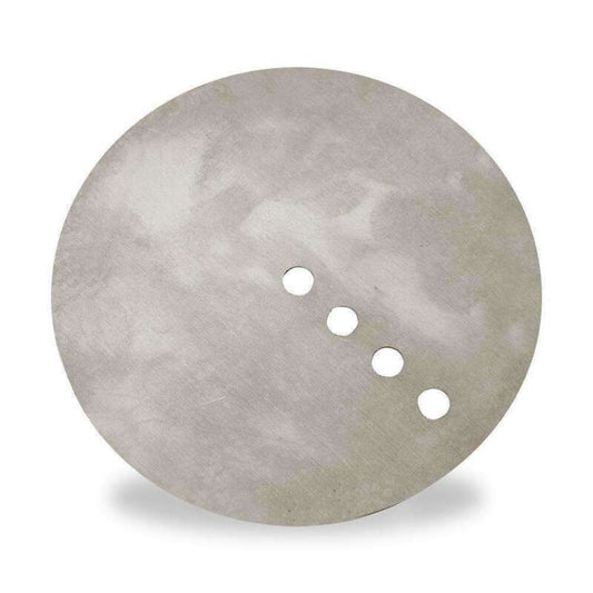 Rugged Radios 6 inch Ground Plane Disc for Antenna Mounting on Aluminum Fiberglass Plastic