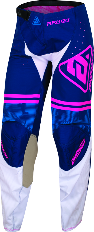 Answer 23 Arkon Trials Pant Blue/White/Magenta Youth Size - 16