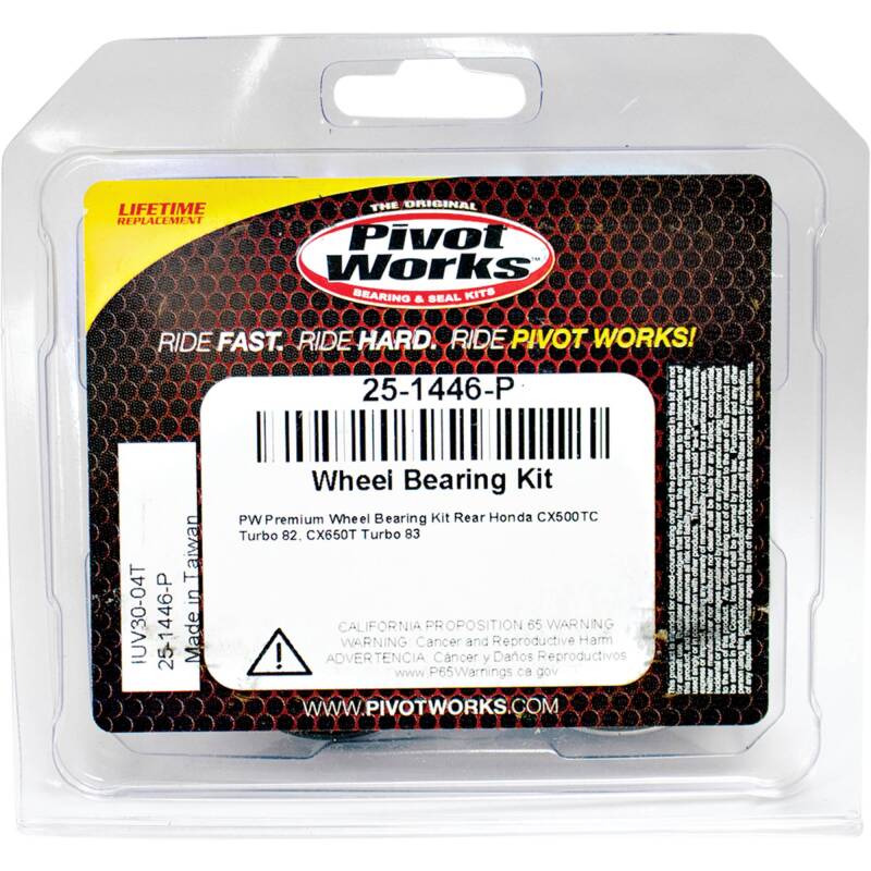 Pivot Works Honda Wheel Bearing Kit Premium Bearings