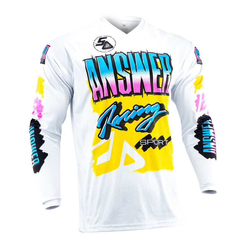 Answer 26 LE Syncron Artifacts Jersey 50 Years Neon Yellow/White/Blue - Large