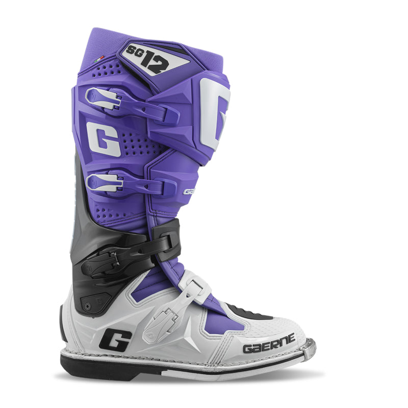 Gaerne SG12 Limited Edition LE Boot Purple/Black/White Size 10
