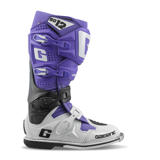 Gaerne SG12 Limited Edition LE Boot Purple/Black/White Size 10