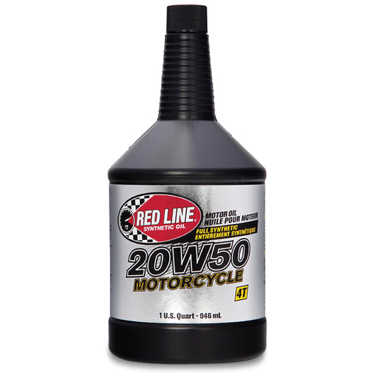 Red Line 20W50 Motorcycle Oil Quart