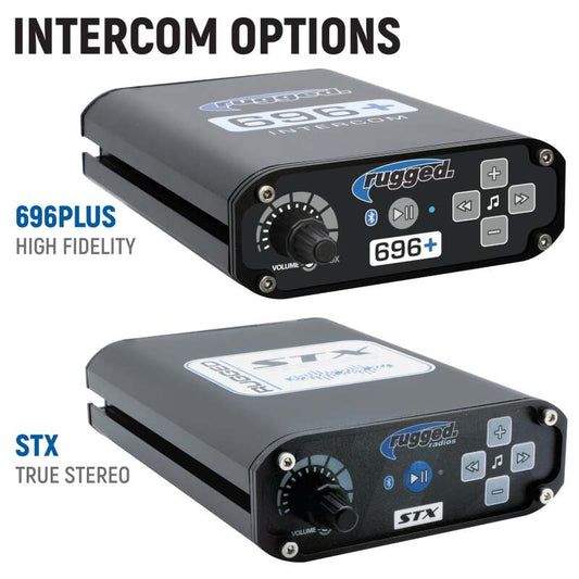Rugged Radios Can-Am Comm/Mav Comp. Comm Kit w/ BT 2-Way - Glove Box Mount 696 / M1 VHF Bus Band