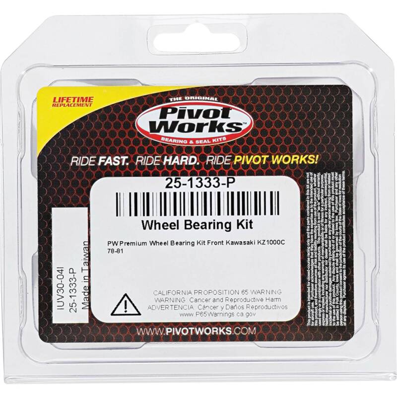 Pivot Works Kawasaki Wheel Bearing Kit Premium Bearings