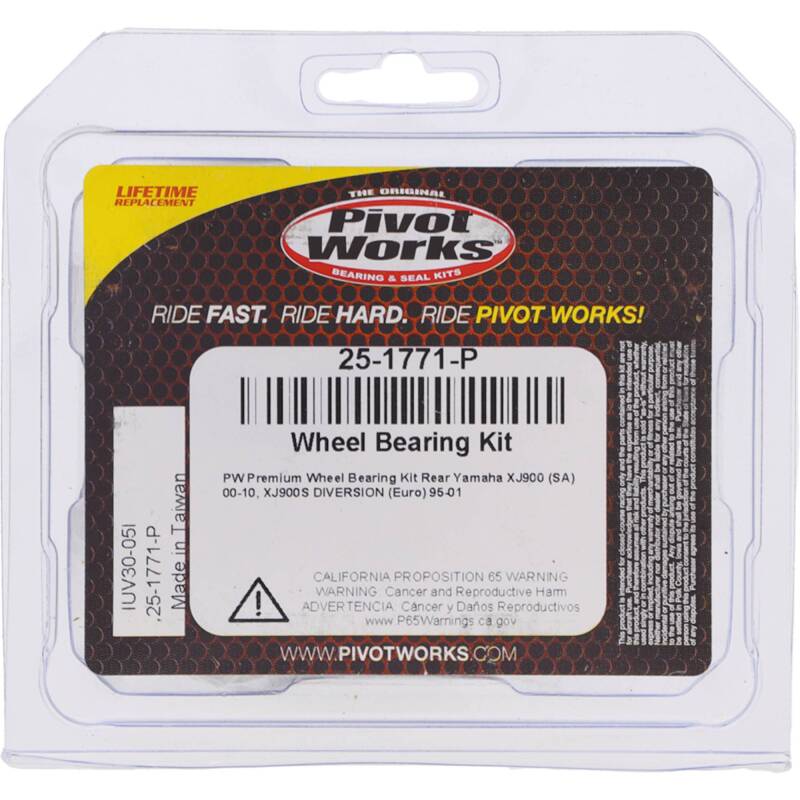 Pivot Works Yamaha Wheel Bearing Kit Premium Bearings