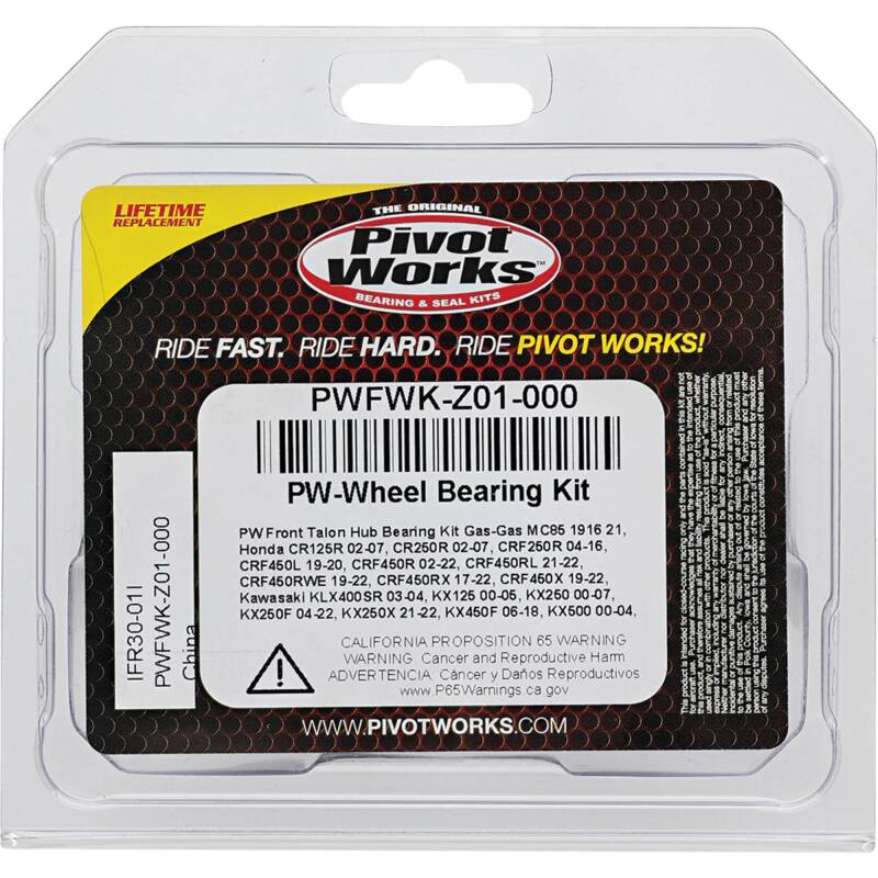 Pivot Works 22-23 Gas-Gas MC85 1714 PW Front Talon Hub Bearing Kit