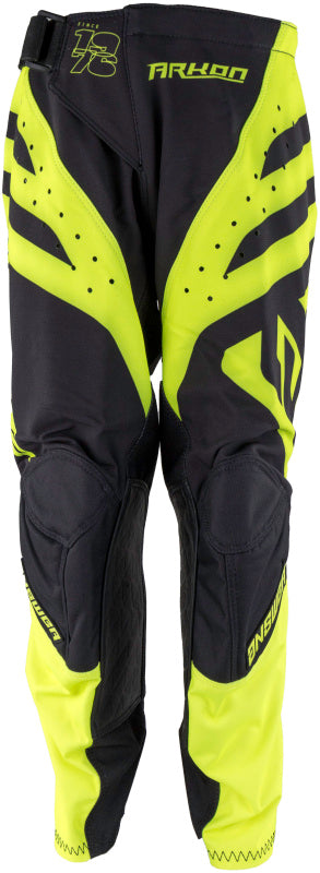 Answer 25 Arkon Nitrus Pants Black/Hyper Acid Youth Size - 28