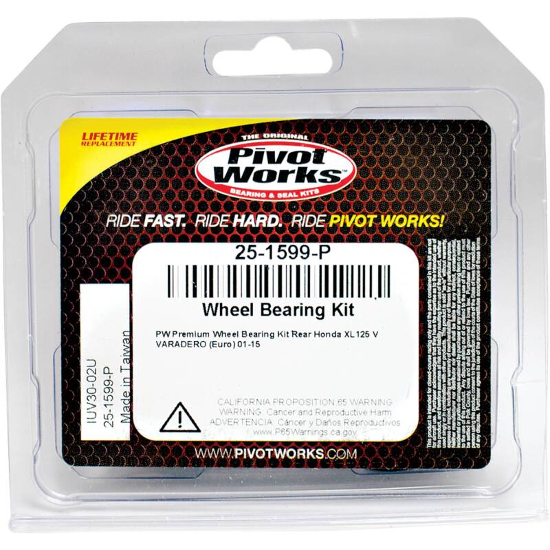 Pivot Works Honda Wheel Bearing Kit Premium Bearings