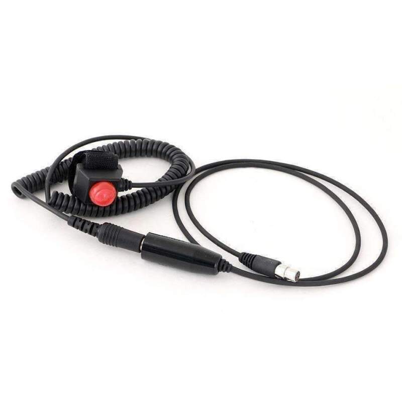 Rugged Radios Push to Talk (PTT) 3 Ft. Adapter for PTT-HM-QD and PTT-VM-QD