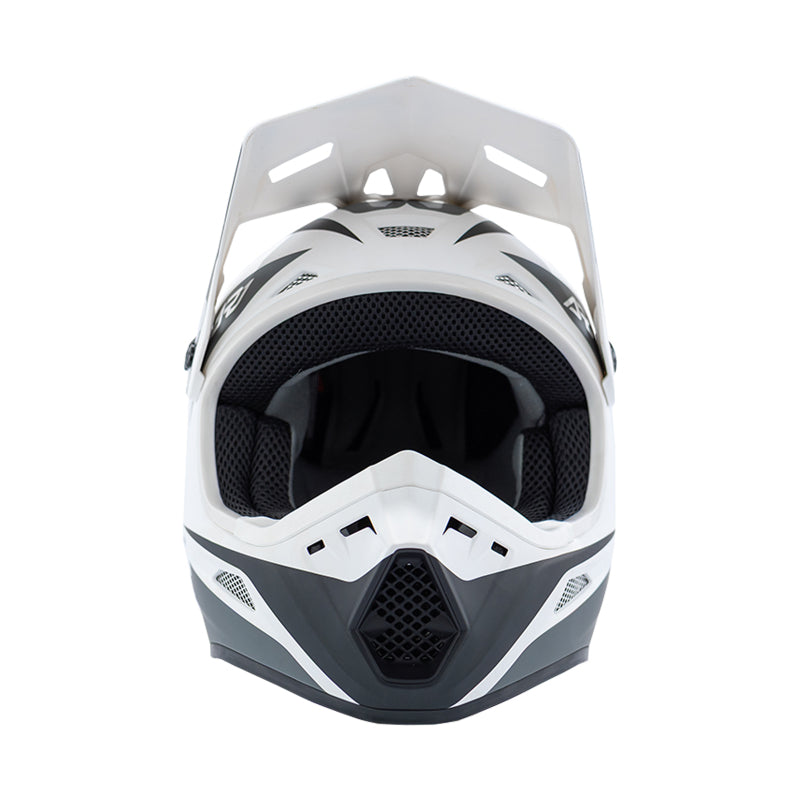 Answer 26 AR1 Mototown Helmet Glossy White/Grey/Black - Large