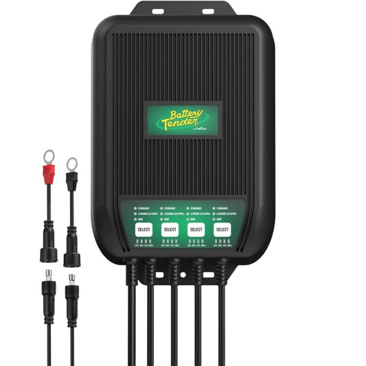 Battery Tender 40A 12V Wave Charge Pro 4 Bank Battery Charger Marine